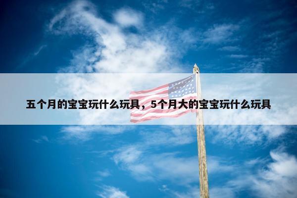 五个月的宝宝玩什么玩具，5个月大的宝宝玩什么玩具