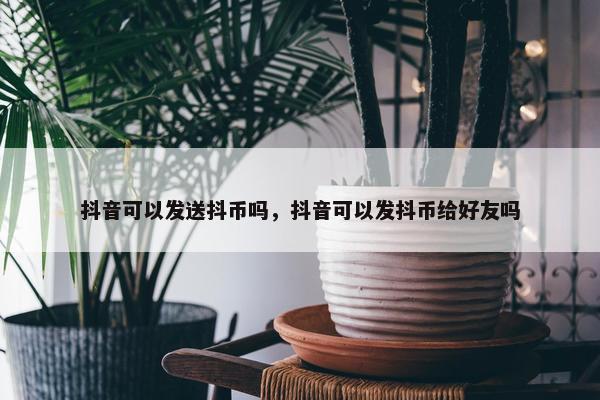 抖音可以发送抖币吗，抖音可以发抖币给好友吗