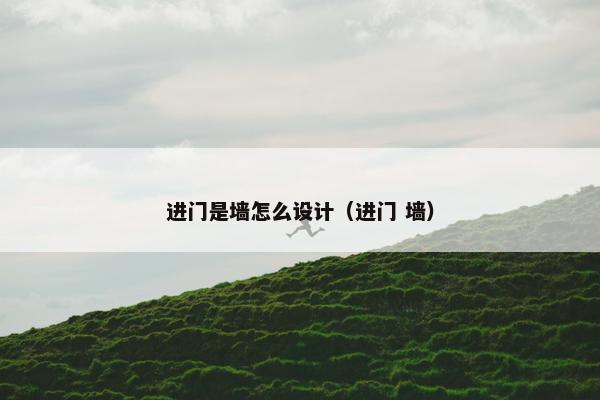 进门是墙怎么设计（进门 墙）