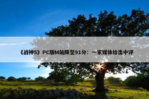 《战神5》PC版M站降至91分：一家媒体给出中评