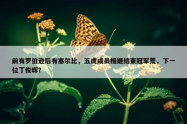 前有罗伯逊后有塞尔比，五虎成员相继结束冠军荒，下一位丁俊晖？