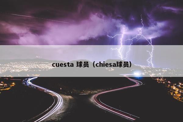 cuesta 球员（chiesa球员）