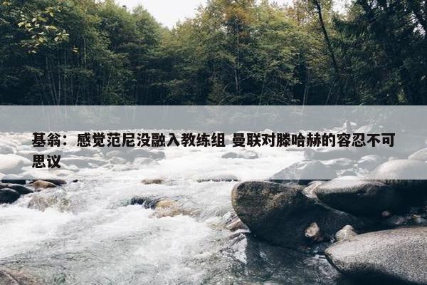 基翁：感觉范尼没融入教练组 曼联对滕哈赫的容忍不可思议