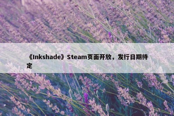 《Inkshade》Steam页面开放，发行日期待定