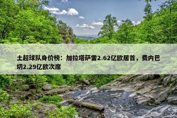 土超球队身价榜：加拉塔萨雷2.62亿欧居首，费内巴切2.29亿欧次席