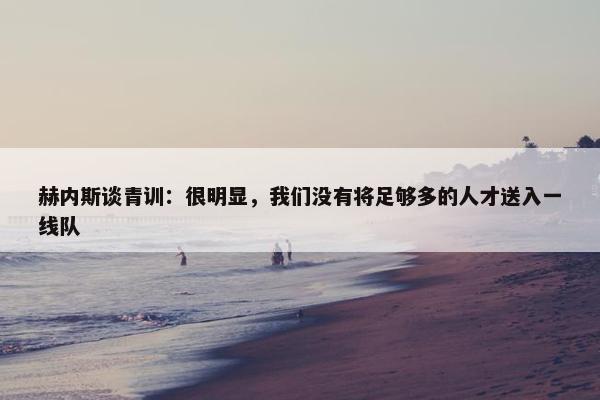 赫内斯谈青训：很明显，我们没有将足够多的人才送入一线队