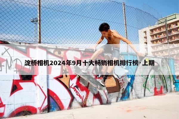 淀桥相机2024年9月十大畅销相机排行榜·上期