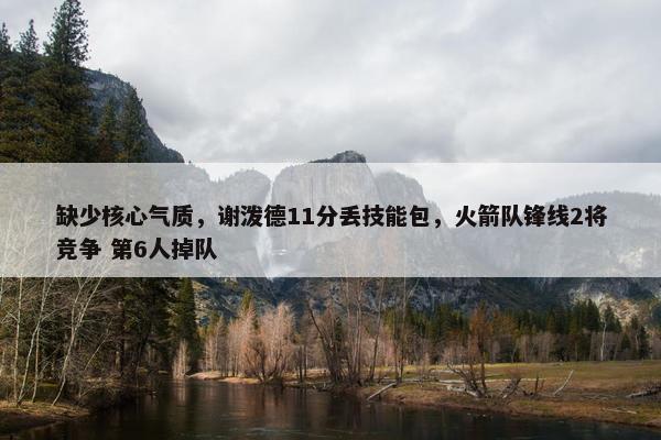 缺少核心气质，谢泼德11分丢技能包，火箭队锋线2将竞争 第6人掉队