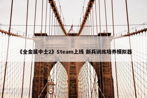 《全金属中士2》Steam上线 新兵训练培养模拟器