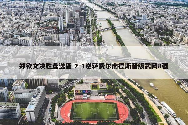 郑钦文决胜盘送蛋 2-1逆转费尔南德斯晋级武网8强