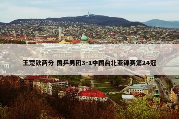 王楚钦两分 国乒男团3-1中国台北亚锦赛第24冠