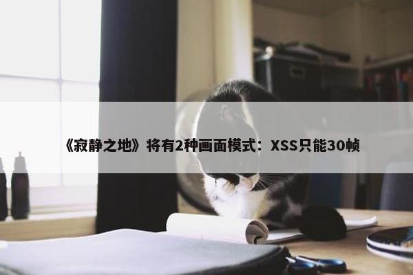 《寂静之地》将有2种画面模式：XSS只能30帧