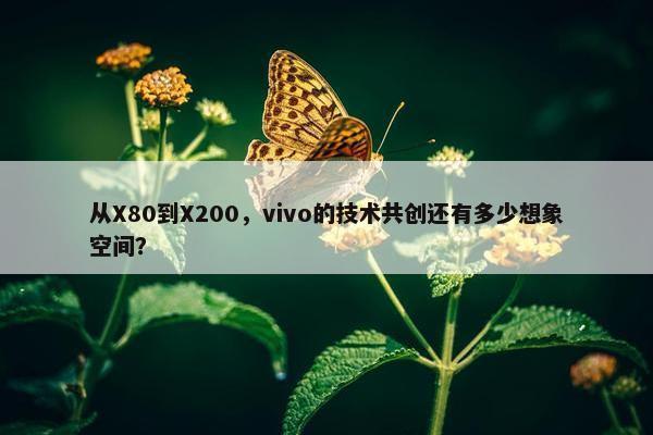 从X80到X200，vivo的技术共创还有多少想象空间？