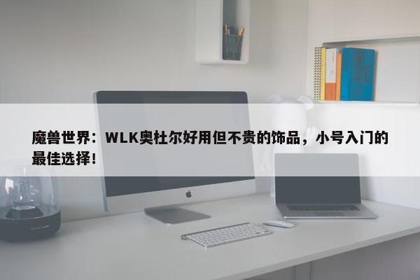 魔兽世界：WLK奥杜尔好用但不贵的饰品，小号入门的最佳选择！