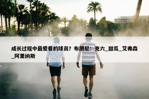 成长过程中最爱看的球员？布朗尼：克六_甜瓜_艾弗森_阿里纳斯