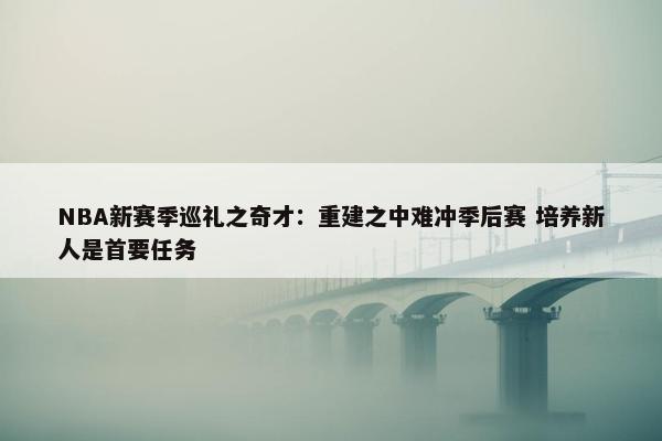 NBA新赛季巡礼之奇才：重建之中难冲季后赛 培养新人是首要任务