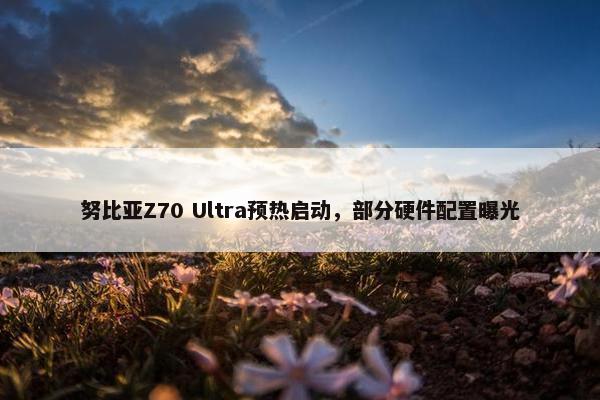 努比亚Z70 Ultra预热启动，部分硬件配置曝光