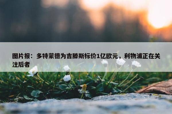 图片报：多特蒙德为吉滕斯标价1亿欧元，利物浦正在关注后者