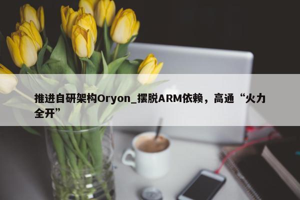 推进自研架构Oryon_摆脱ARM依赖，高通“火力全开”