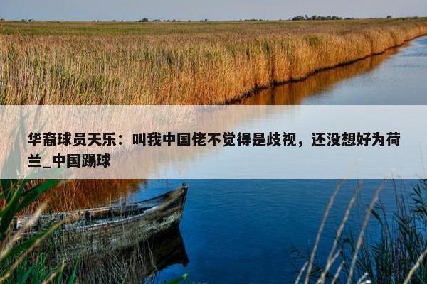 华裔球员天乐：叫我中国佬不觉得是歧视，还没想好为荷兰_中国踢球