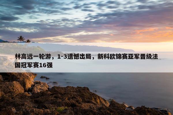 林高远一轮游，1-3遗憾出局，新科欧锦赛亚军晋级法国冠军赛16强