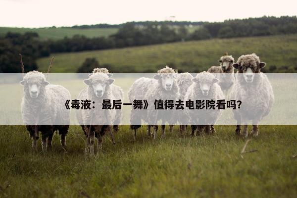 《毒液：最后一舞》值得去电影院看吗？