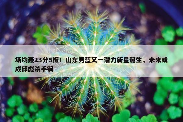 场均轰23分5板！山东男篮又一潜力新星诞生，未来或成邱彪杀手锏