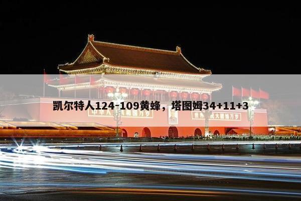 凯尔特人124-109黄蜂，塔图姆34+11+3