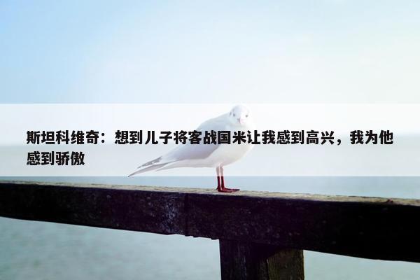 斯坦科维奇：想到儿子将客战国米让我感到高兴，我为他感到骄傲