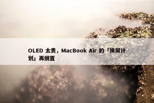 OLED 太贵，MacBook Air 的「换屏计划」再搁置