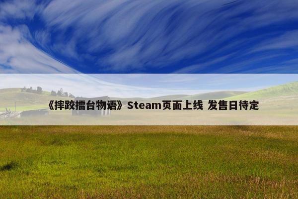 《摔跤擂台物语》Steam页面上线 发售日待定