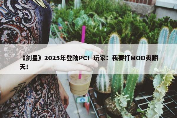 《剑星》2025年登陆PC！玩家：我要打MOD爽翻天！