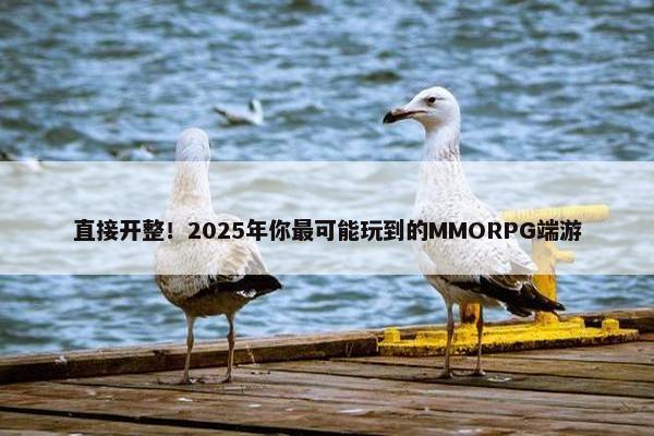 直接开整！2025年你最可能玩到的MMORPG端游