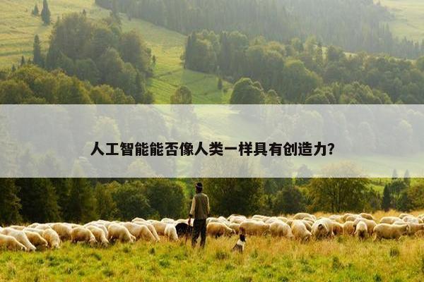 人工智能能否像人类一样具有创造力？