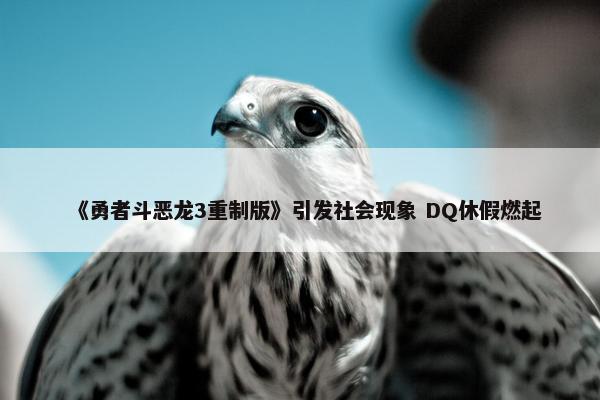 《勇者斗恶龙3重制版》引发社会现象 DQ休假燃起