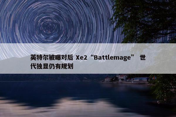 英特尔被曝对后 Xe2“Battlemage” 世代独显仍有规划