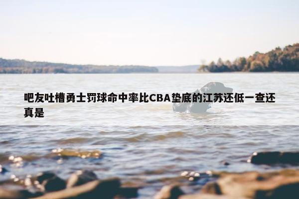 吧友吐槽勇士罚球命中率比CBA垫底的江苏还低一查还真是