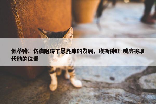 佩蒂特：伤病阻碍了恩昆库的发展，埃斯特旺-威廉将取代他的位置