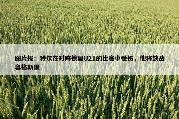 图片报：特尔在对阵德国U21的比赛中受伤，他将缺战奥格斯堡