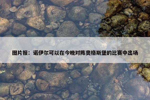 图片报：诺伊尔可以在今晚对阵奥格斯堡的比赛中出场