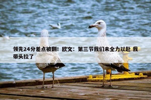 领先24分差点被翻！欧文：第三节我们未全力以赴 我带头拉了