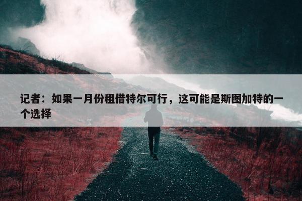 记者：如果一月份租借特尔可行，这可能是斯图加特的一个选择