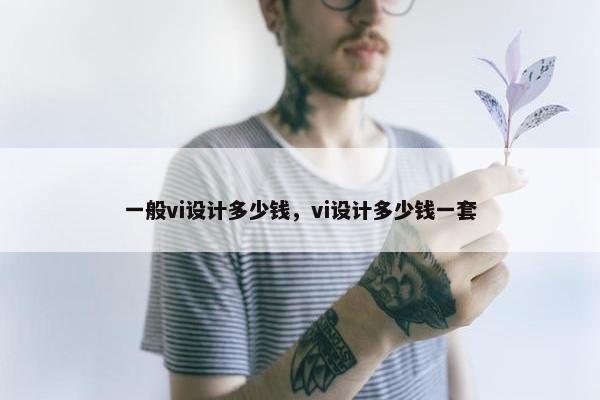 一般vi设计多少钱，vi设计多少钱一套